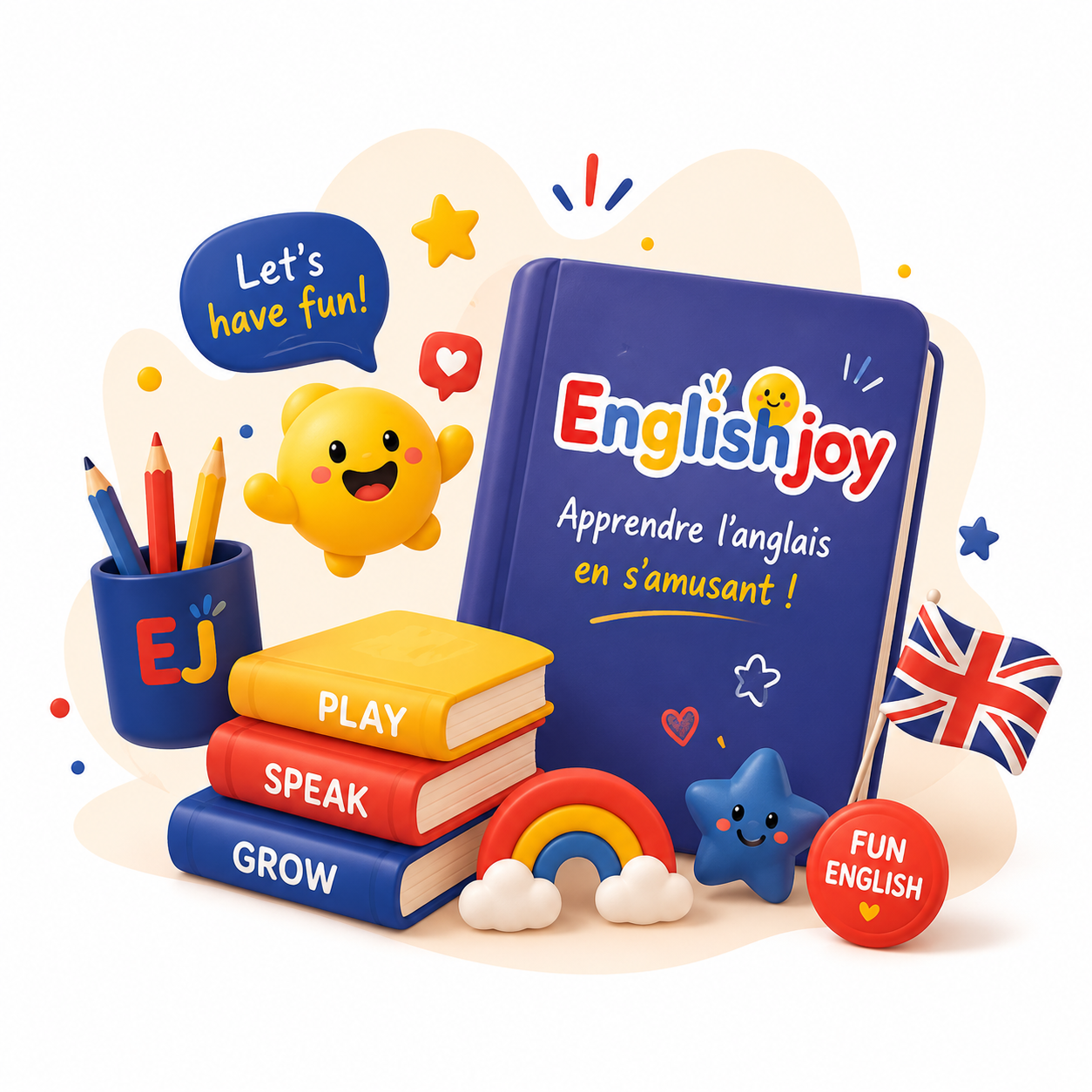 Méthode d'apprentissage Englishjoy - Cours d'anglais ludique pour enfants